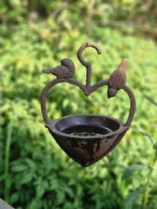 Metalinė girdykla rate