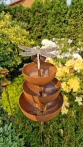 Paukštelių girdyklėlė -TRYS su Laumžirgiu