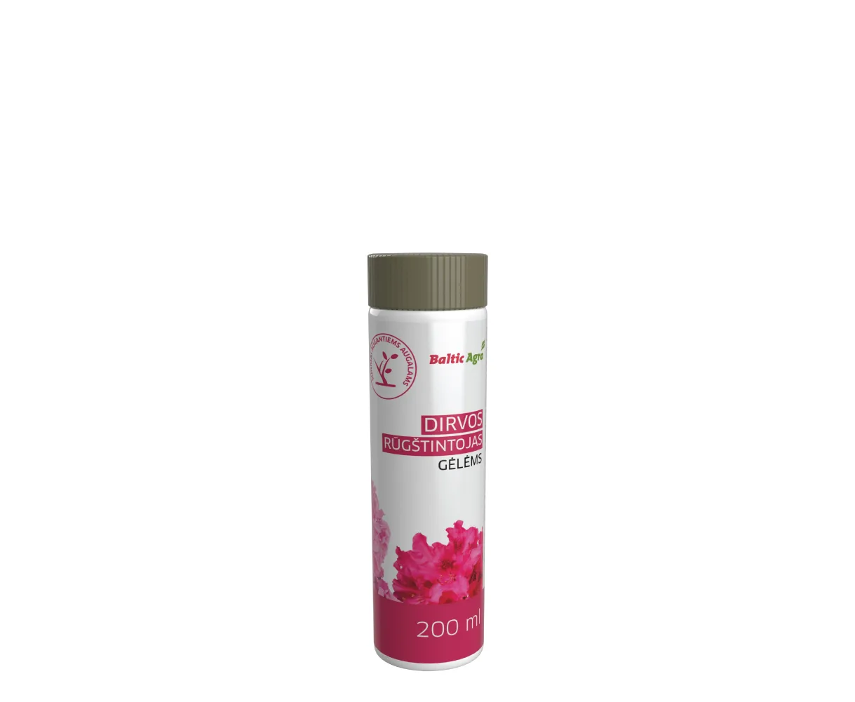 Dirvos rūgštintojas rūgščiamėgėms gėlėms (rododendrams, hortenzijoms, azalijoms) 200 ml.(koncentratas)
