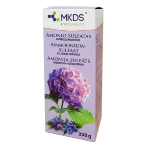 Hortenzijų mėlintojas – Amonio sulfatas 200 g