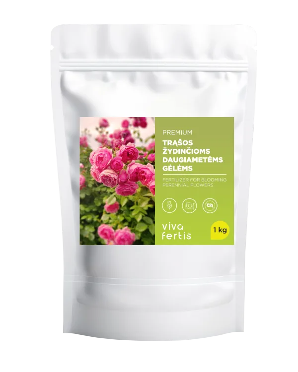 Granuliuotos trąšos žydinčioms daugiametėms gėlėms, 1 kg