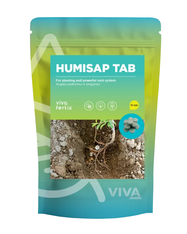 Tabletės HUMISAP TAB sodinimui