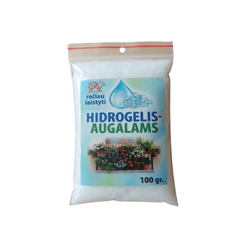 Hidrogelis augalams 100gr. 1 Hidrogelis augalams 100gr.