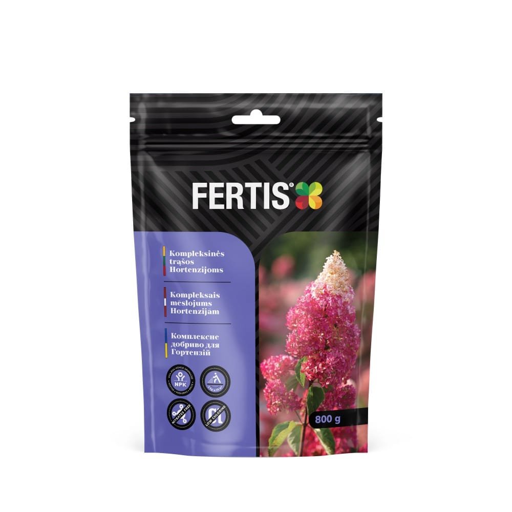 Kompleksinės trąšos Hortenzijoms FERTIS, 0,8kg 1 Kompleksinės trąšos Hortenzijoms FERTIS, 0,8kg